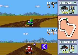 MegaTrax screenshot 3 for Sega Mega Drive